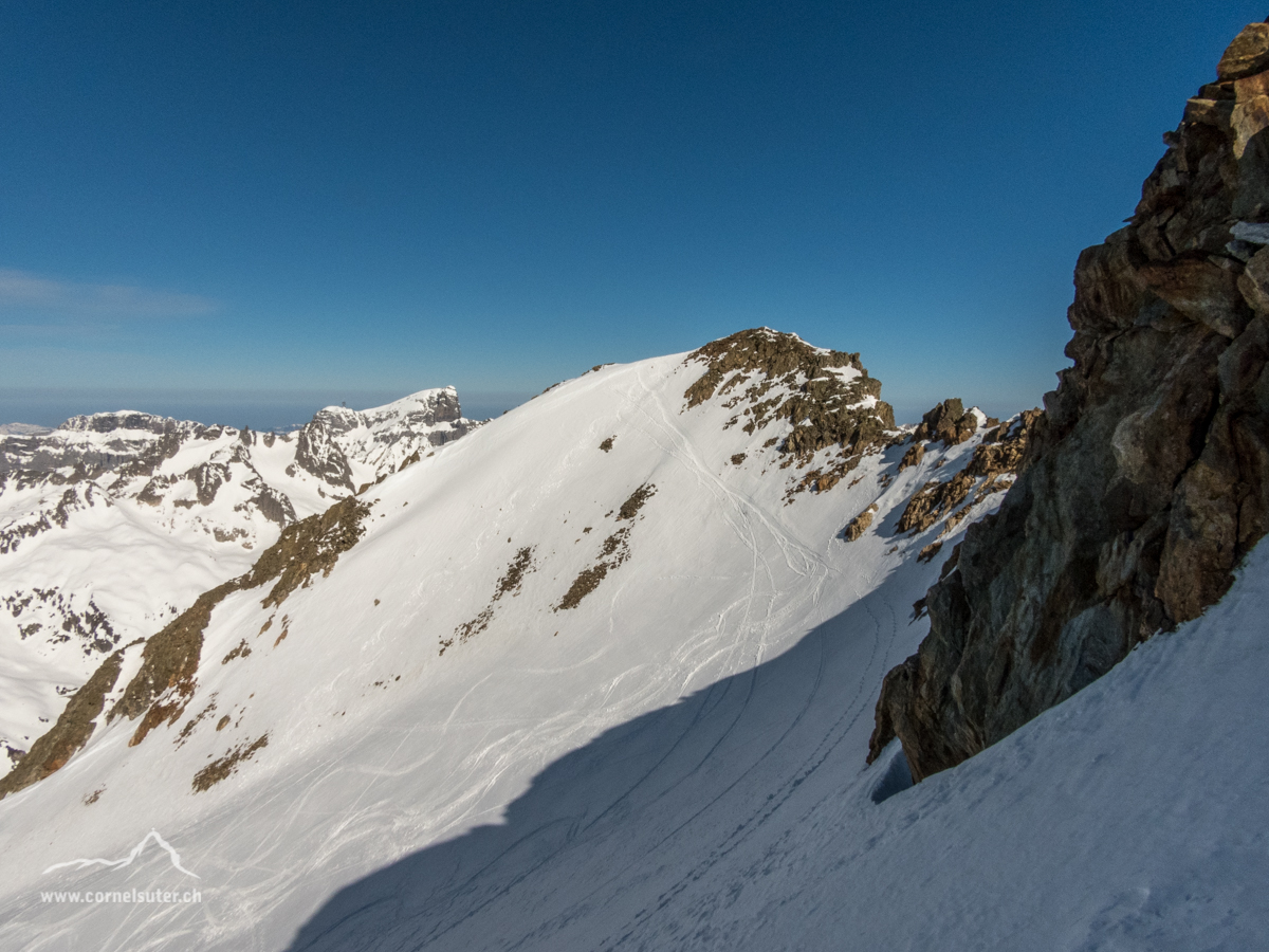Kurzer Anstieg zum Gross Griessenhorn.