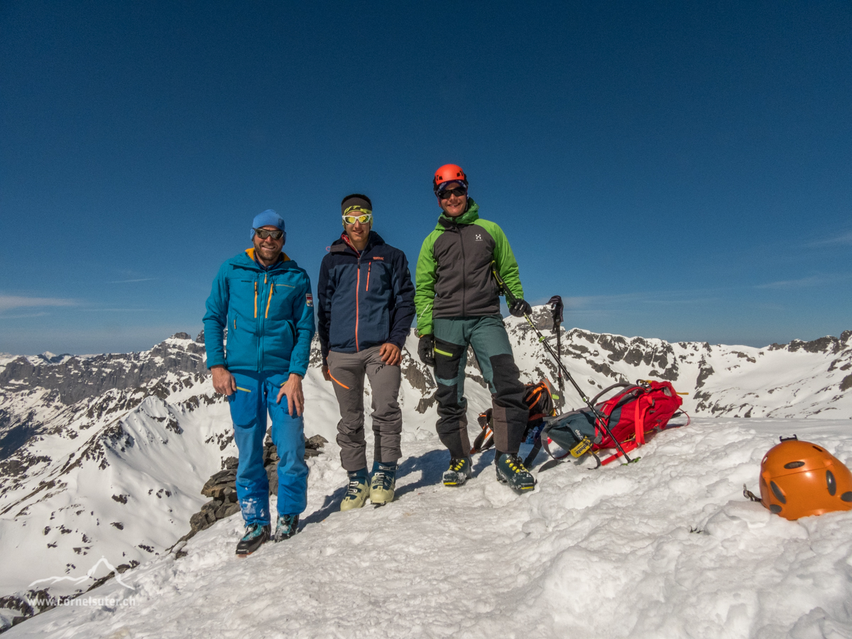 Gipfelbild auf dem Chli Griessenhorn.