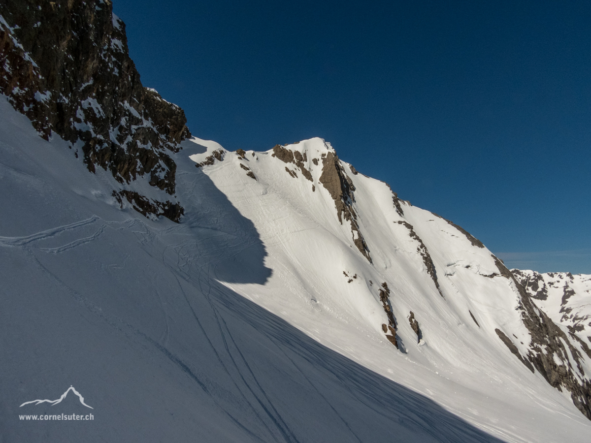 Sicht zurück zum Chli Griessenhorn.