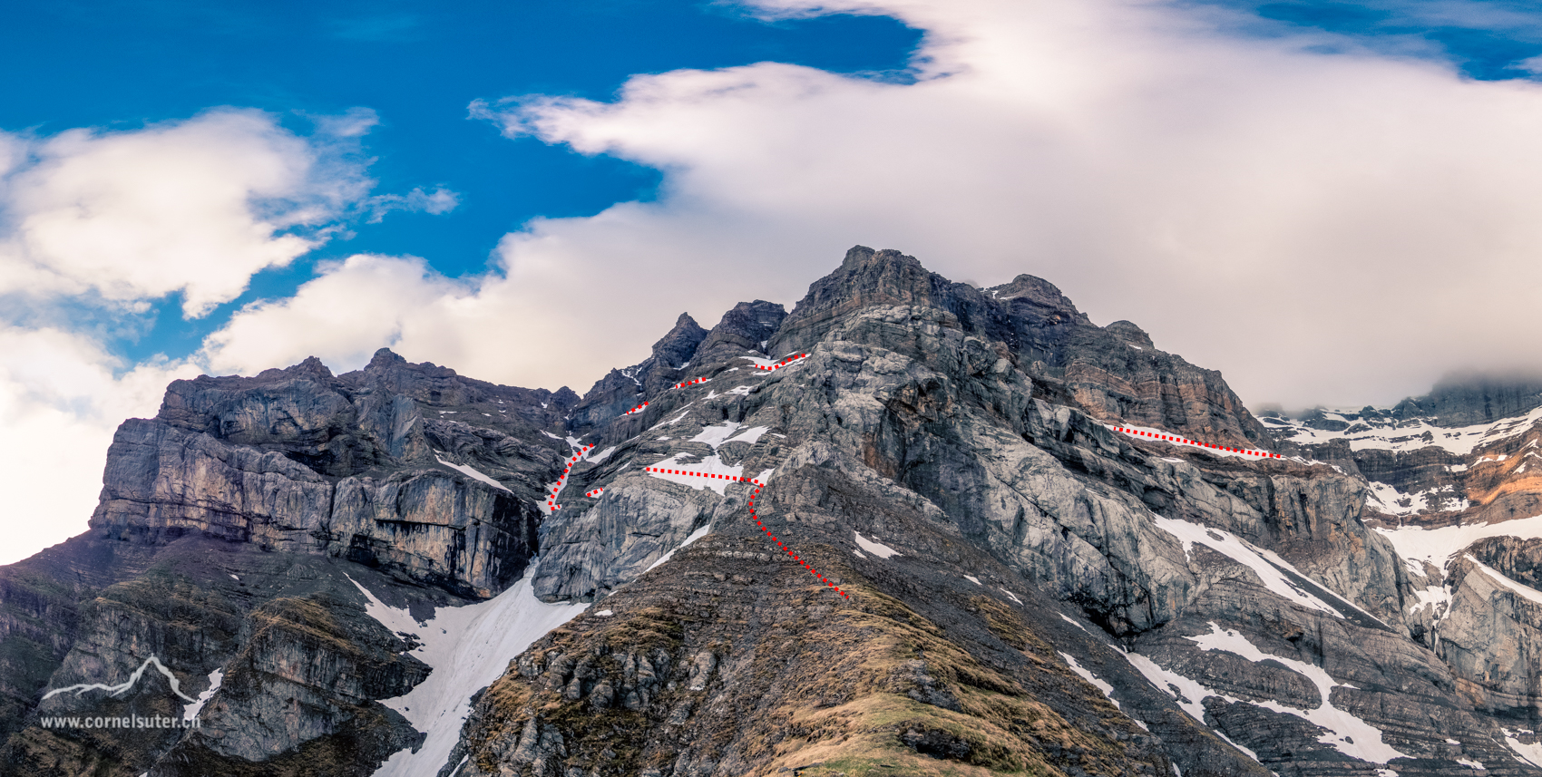 Der weitere Routenverlauf, jetzt erst gehts richtig los in dieser Route.
