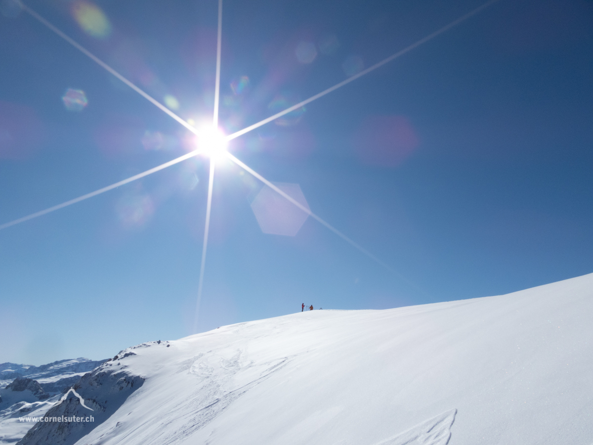 Ankunft auf dem Blüemberg 2404m.