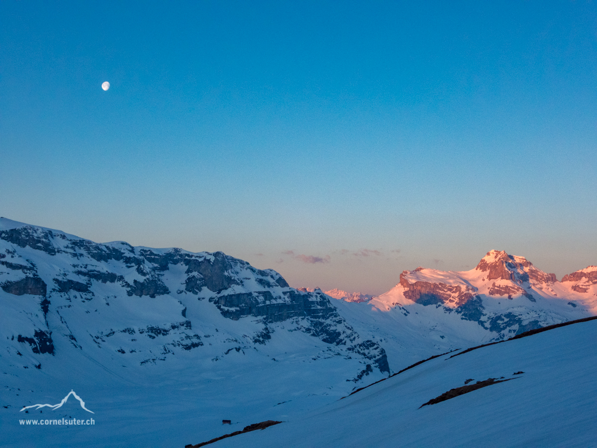 Mond und Morgenstimmung