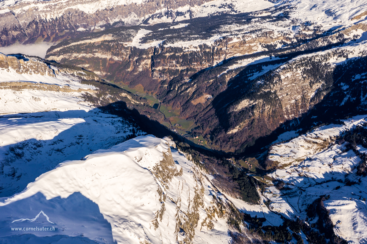 Tiefblick zum Bisistal.