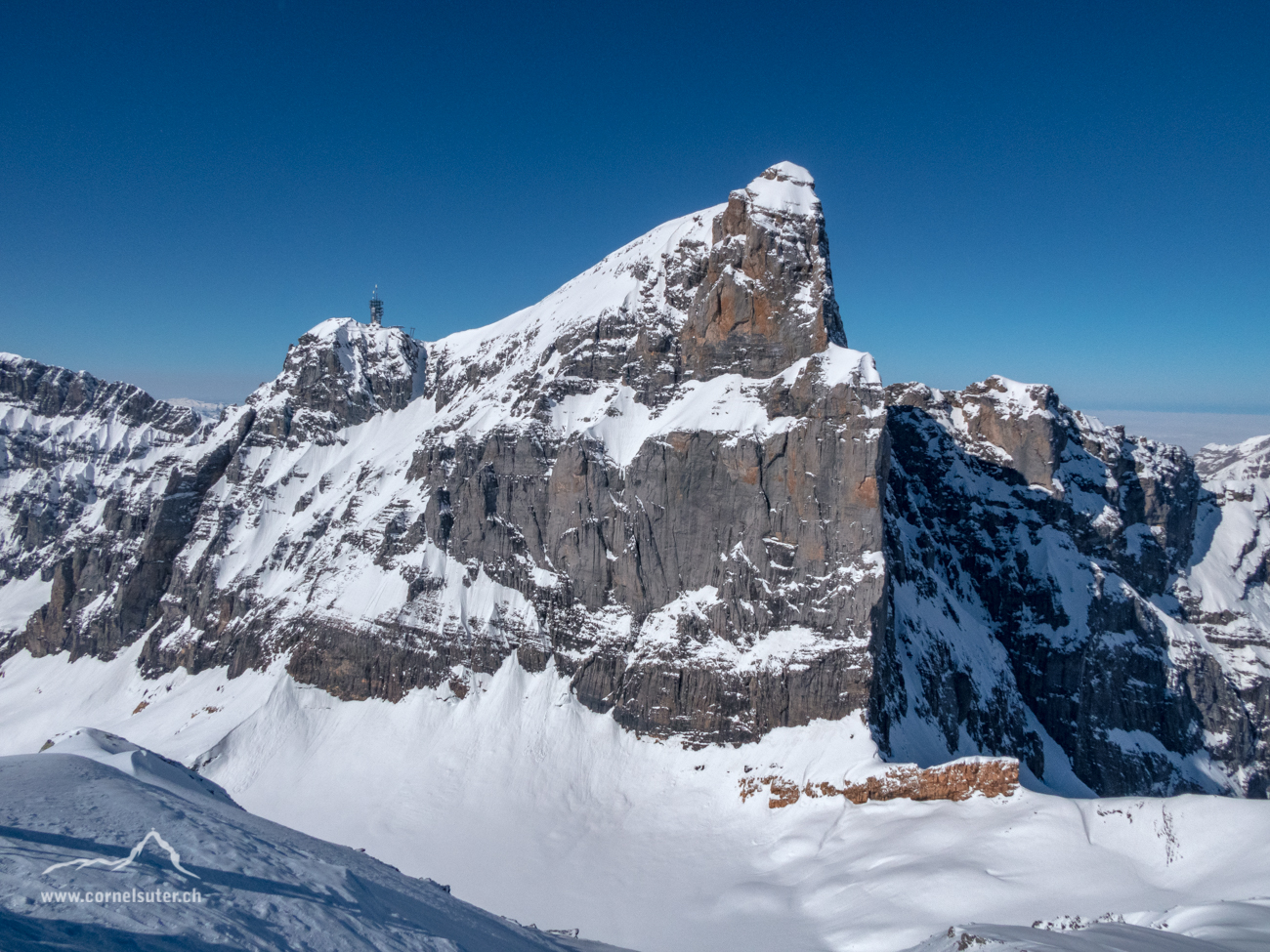 Der Titlis 3238m. Sommer Hochtour via Klein Tiitlis Südwand auf den Titlis (Klick Bericht lesen)