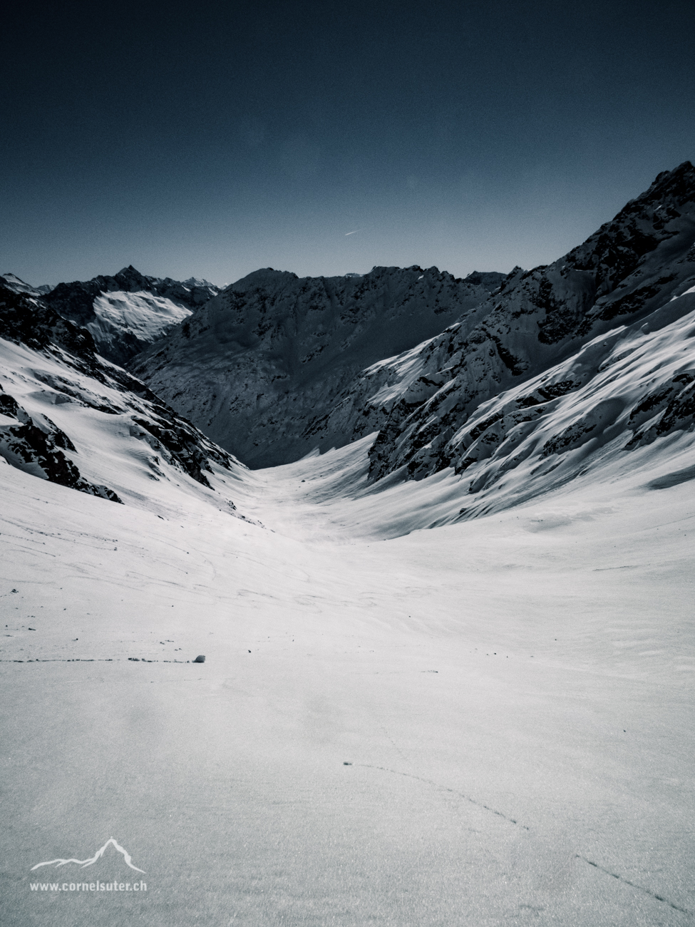 Lets goooo Abfahrt Gornerental, bester Sulzschnee weit hinunter, wenig zerfahren.