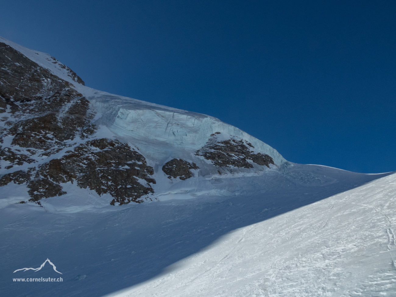 Der erwähnte Gletscher abbruch.