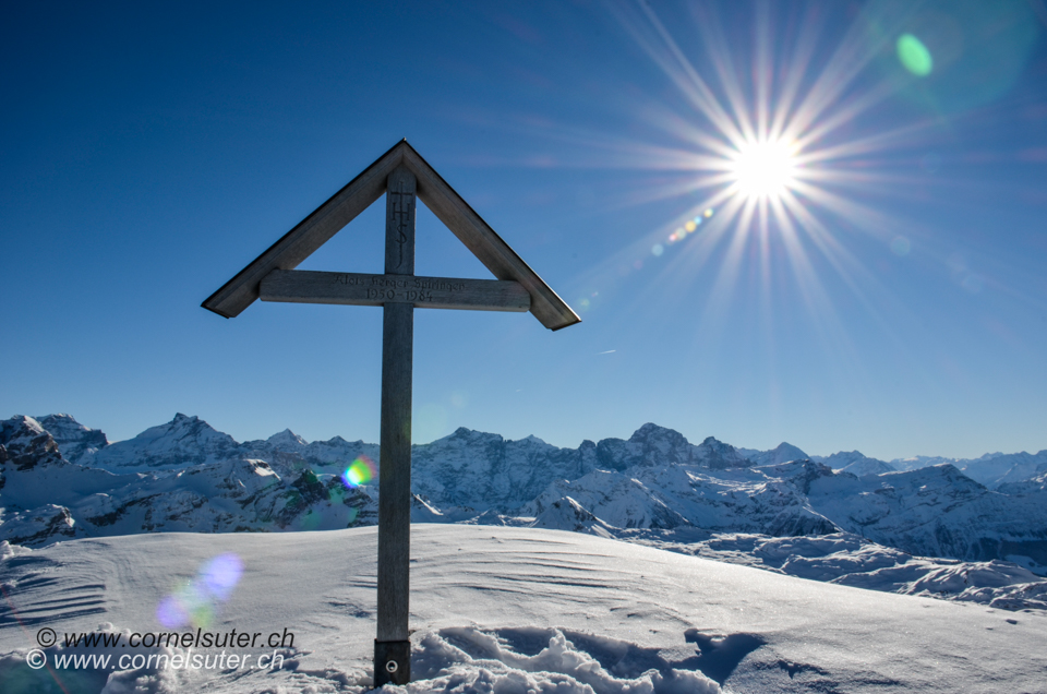 Auf dem Blüemberg 2405m.