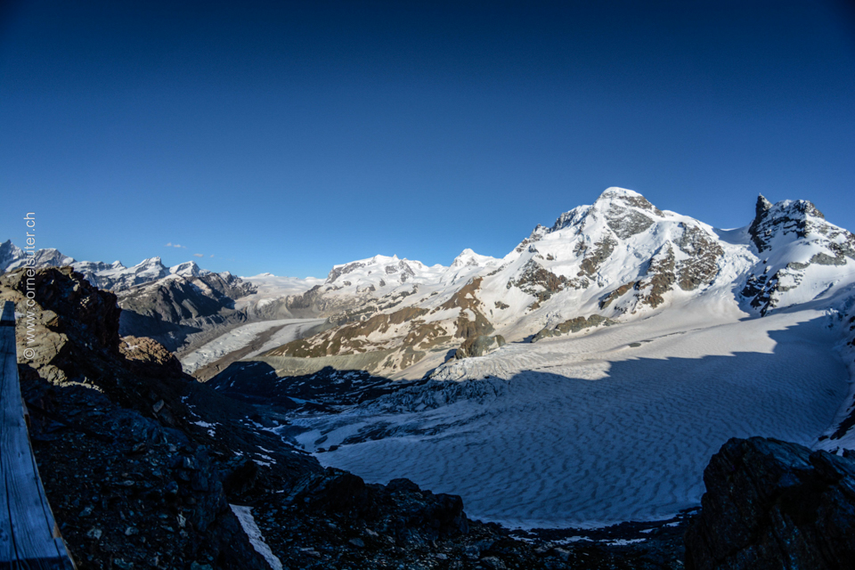 Breithorn 4164m mit Monterosa