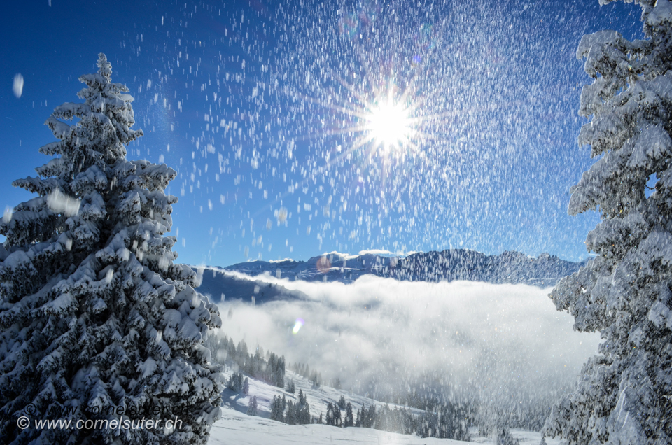 Wintermärchen am Laucherenstöckli