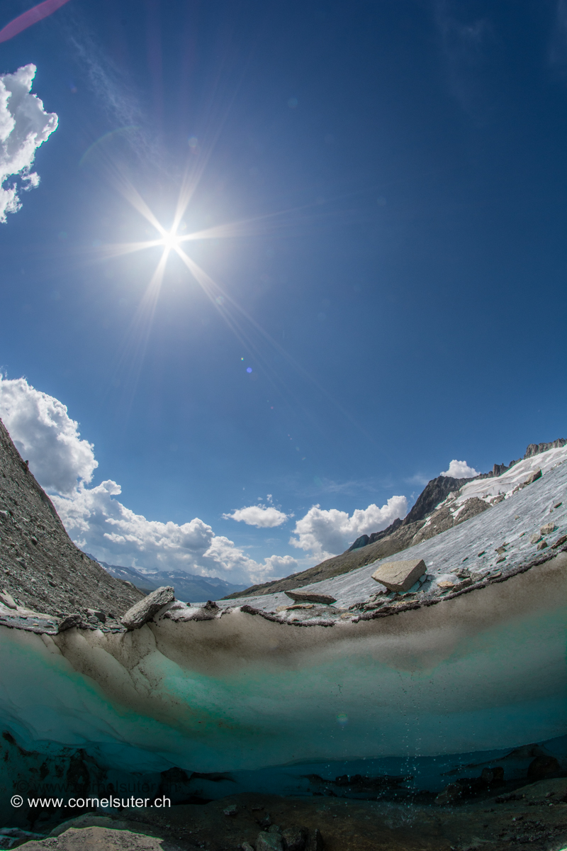 Auf dem Rhonegletscher am 8.August 2015